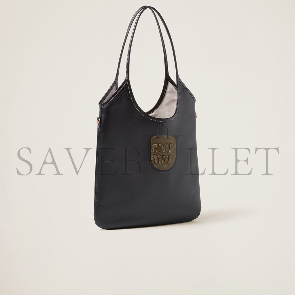 M1v M1v ivy leather bag 5bg231 (40*35cm)